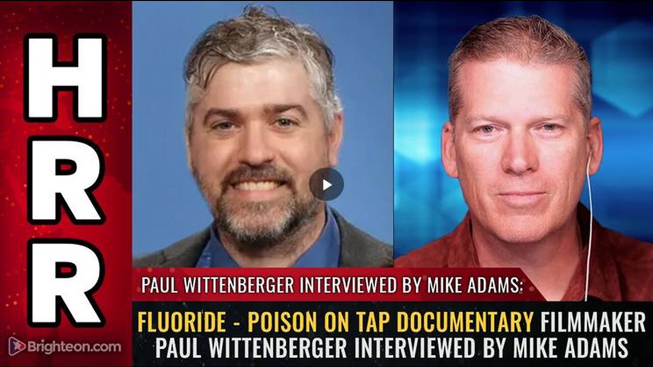 FLUORIDE: Poison on Tap documentary filmmaker Paul Wittenberger interview