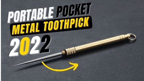 Portable Titanium Toothpicks | Pocket Toothpick | Shorts | Keychain