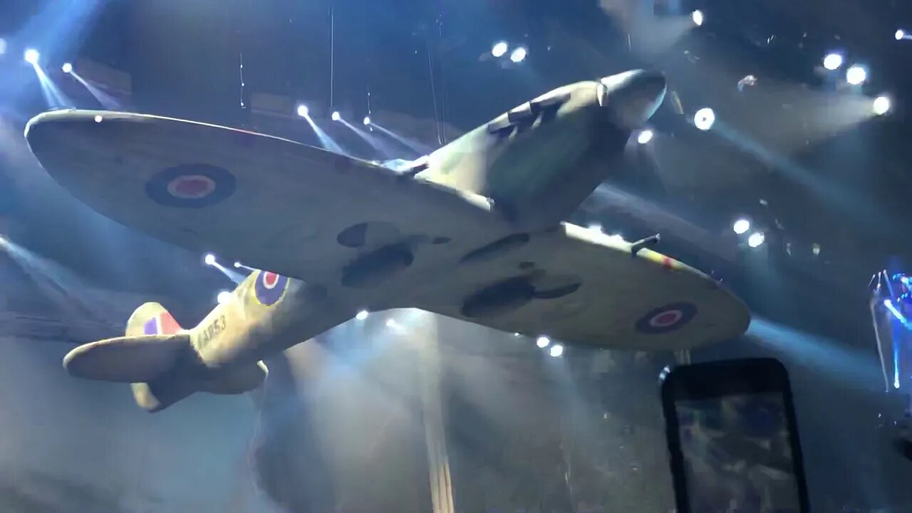Aces High -Iron Maiden (Live) in Las #Vegas w/Churchill Speech