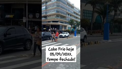 Cabo Frio hoje [ tempo fechado] #shorts #riodejaneiro #brazil