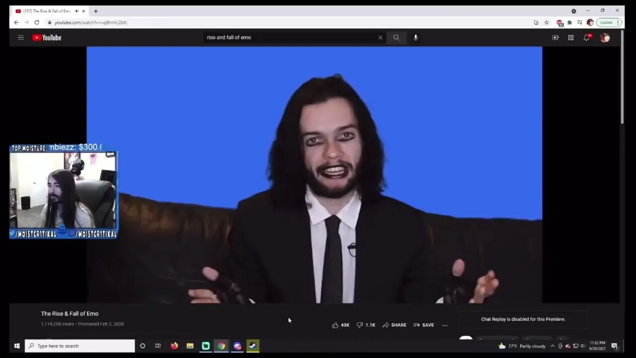 MoistCr1tikal Reacts To The Rise & Fall Of Emo