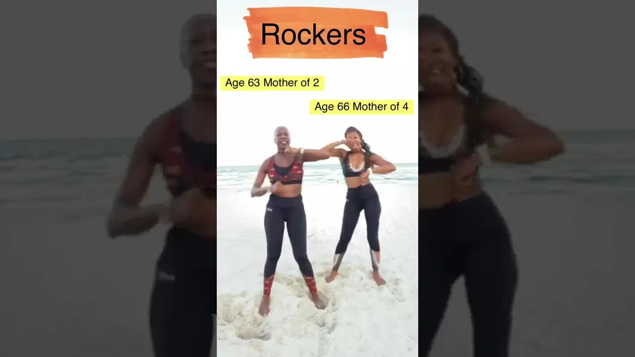Keeping it strong and sexy in our 60s!! Here’s 5 of our go to Kukuwa Quick Cardio moves!! #shorts