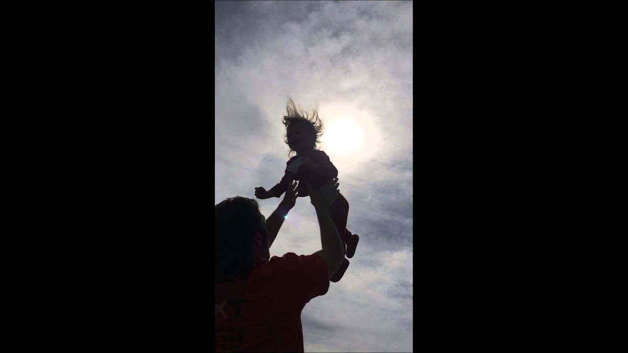 Slow-Motion Throw into the Sun... (iPhone 4)