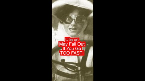 Uterus May Fall From Train Ride 1902! #shorts