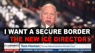 'Won't Apologize' for Wanting Secure Border| Trump's Border Czar Tom Homan