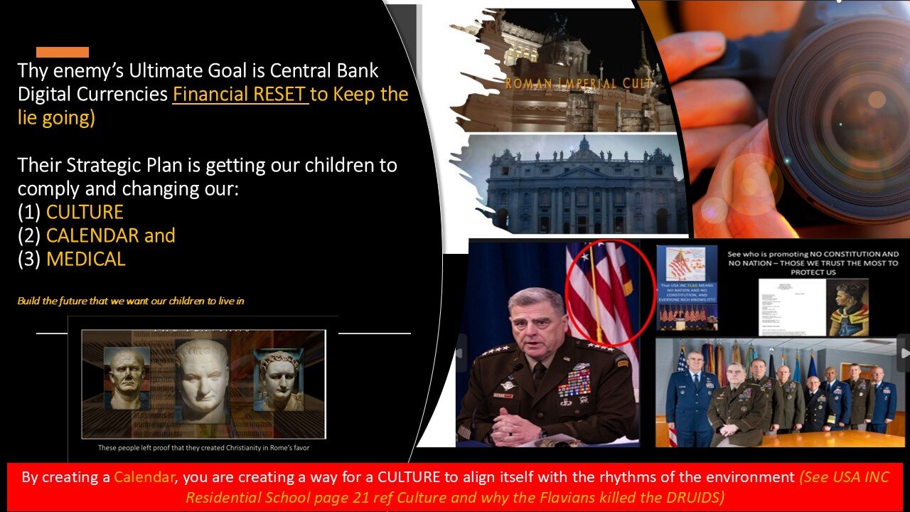 End State is Central Bank Digital Currencies aka Financial Reset to keep their USA INC lie Going