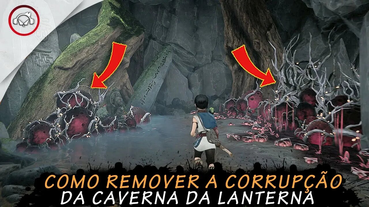 Kena Bridge Of Spirits, Como remover a corrupção da caverna da lanterna | super dica PT-BR