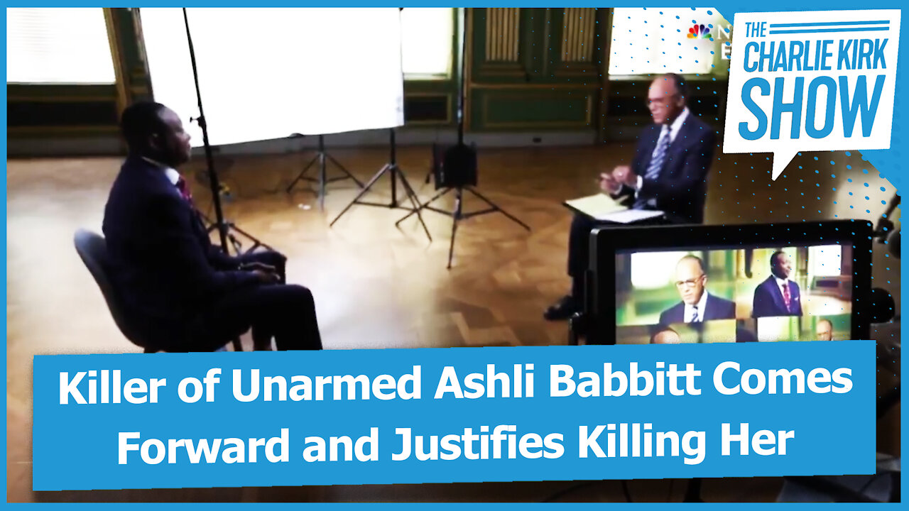 Killer of Unarmed Ashli Babbitt Comes Forward and Justifies Killing Her