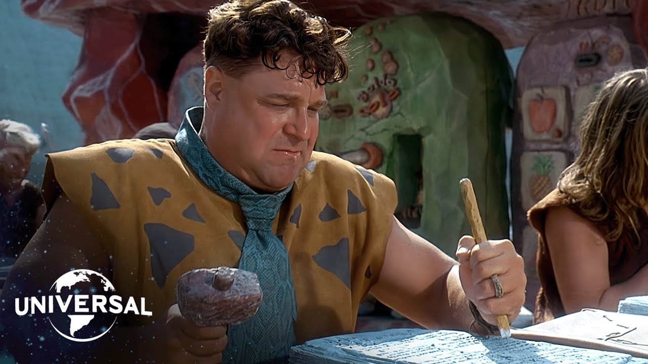 Fred Does The Aptitude Test - Flintstones Scene