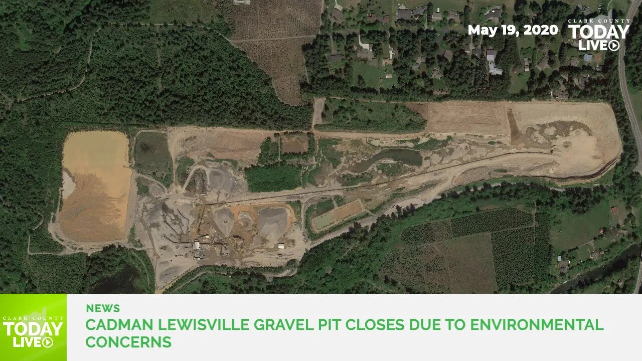 Cadman Lewisville gravel pit closes due to environmental concerns