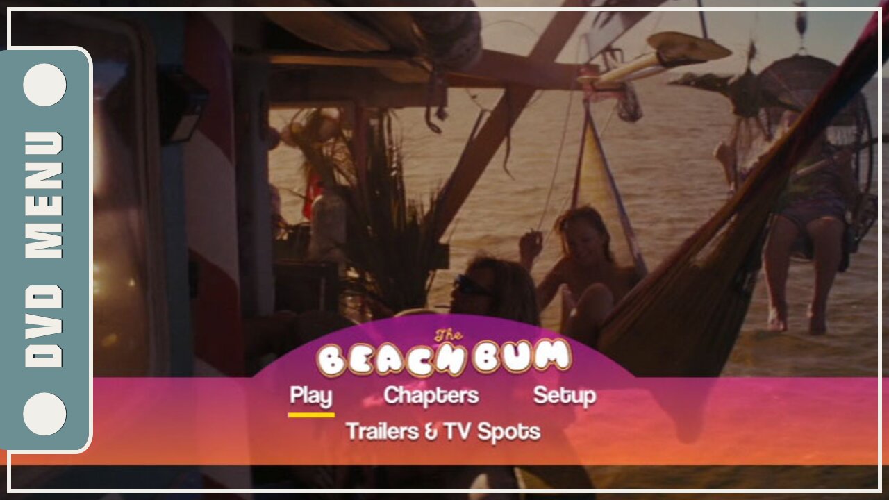 The Beach Bum - DVD Menu