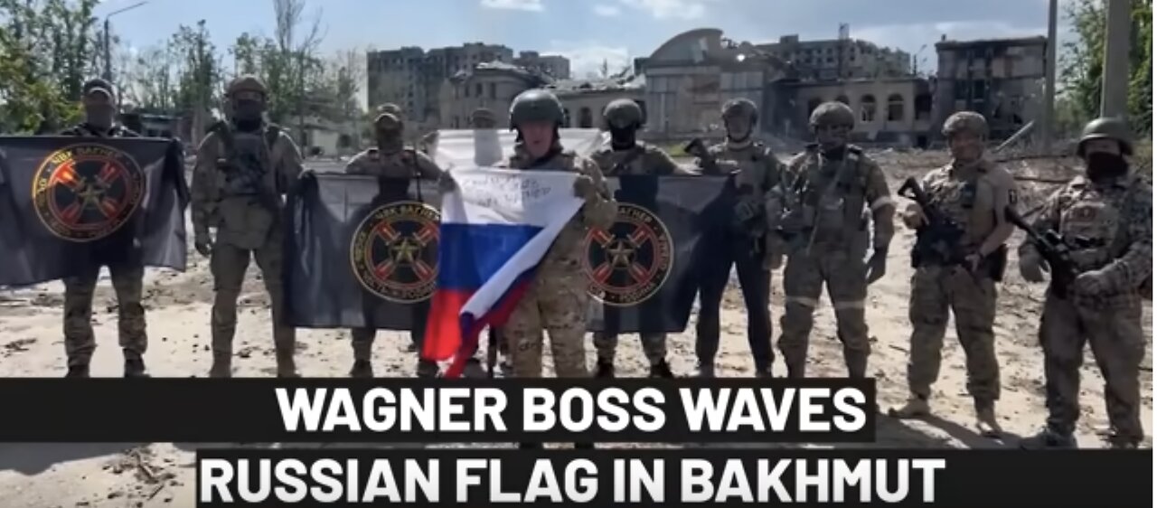 Bakhnut, Ukraine, 20 May 2023. Big Victory of Wagner Group/Russia