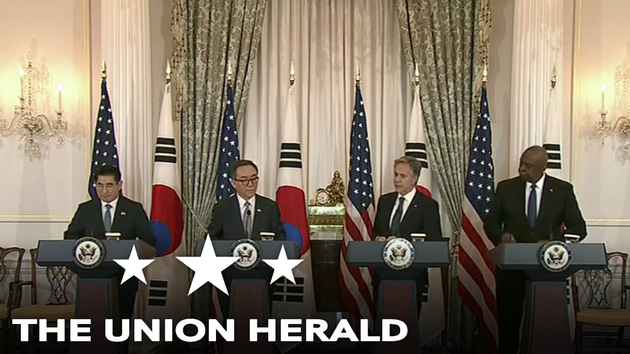 Secretary of State Blinken and Defense Secretary Austin Press Conference with South Korean Ministers