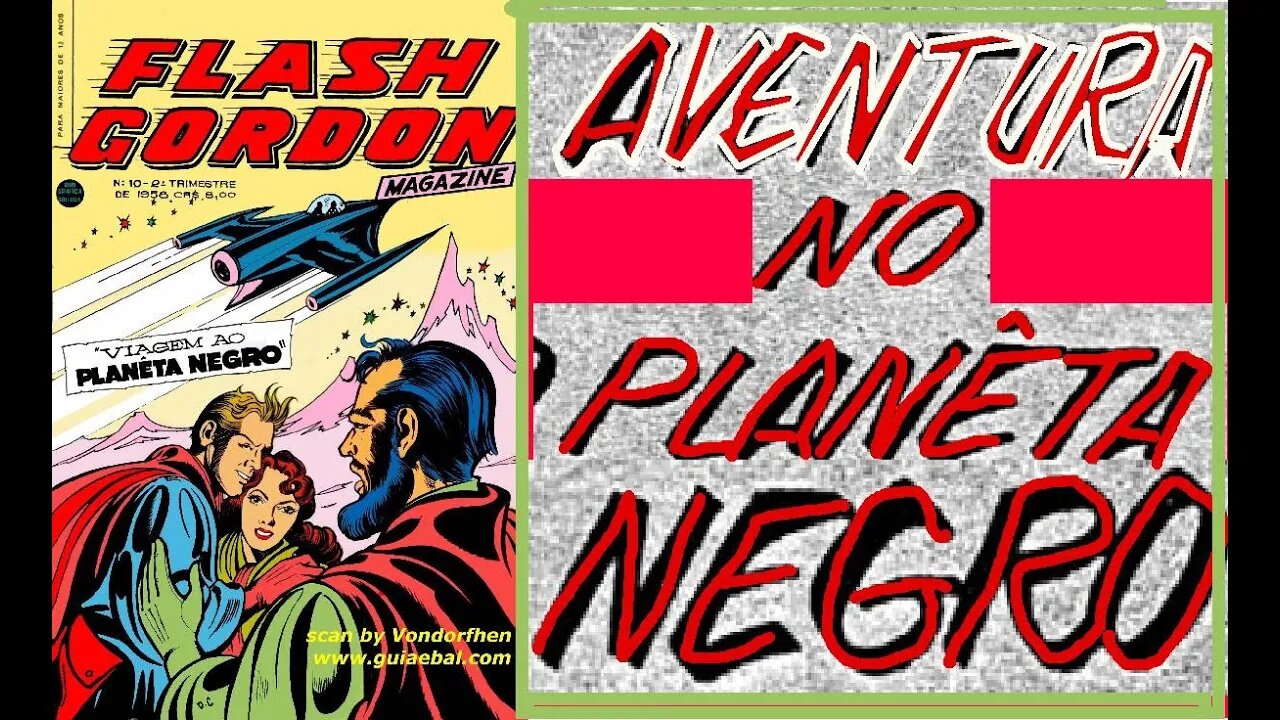 FLASH GORDON 10 O PLANRTA NEGRO #comics #gibi #quadrinhos #historieta #bandadesenhada