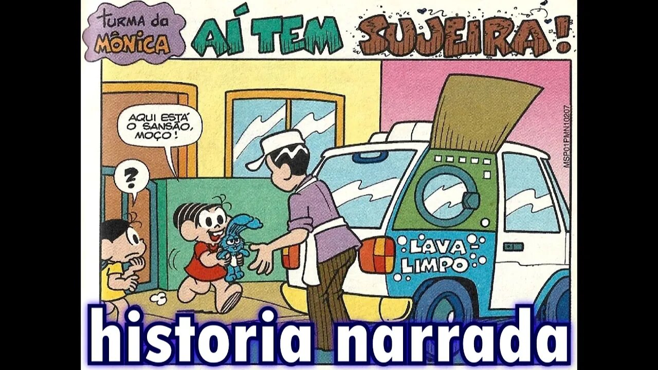 Turma da Mônica em-Aí tem sujeira | Gibis do Rapha