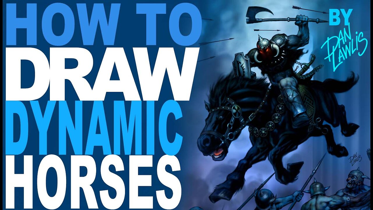 How To Draw Dynamic Horses By Dan Lawlis