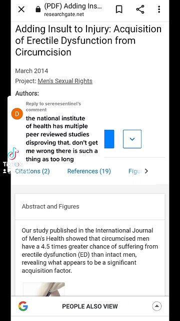 ED due to Circumcision?