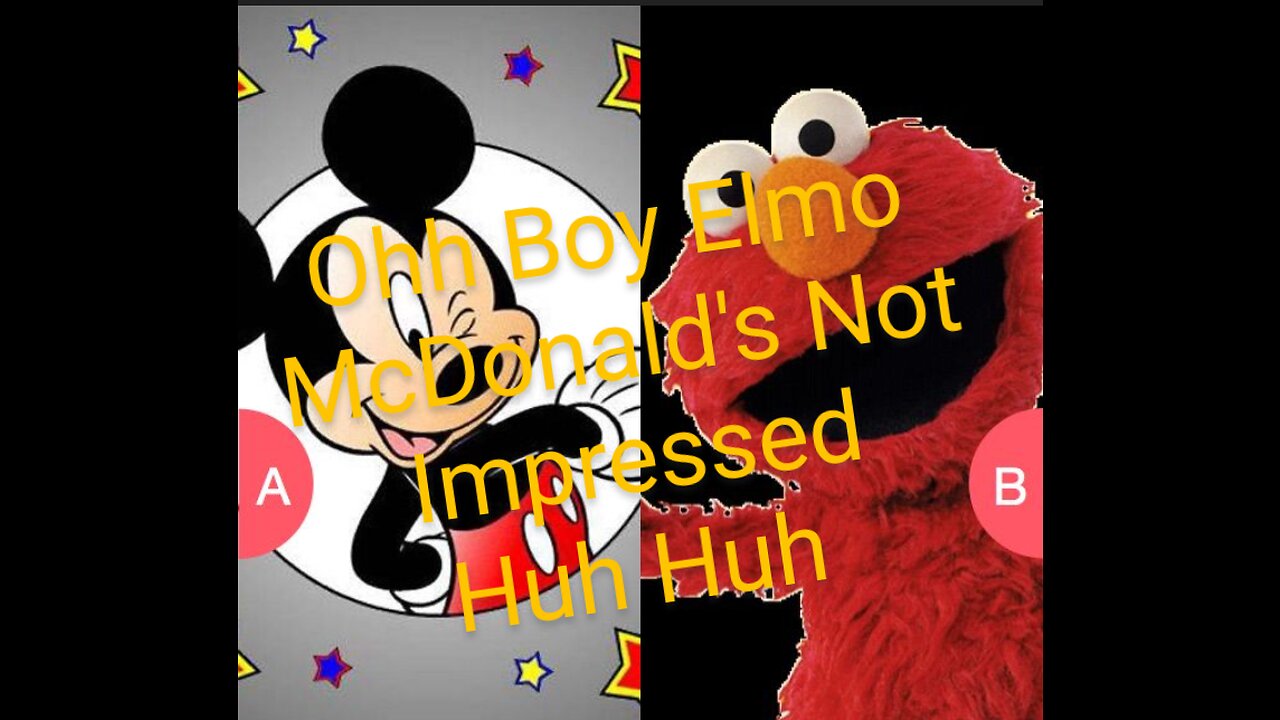 McDonald's Rush Hour Frustration (Mickey Mouse And Elmo Impersonation)