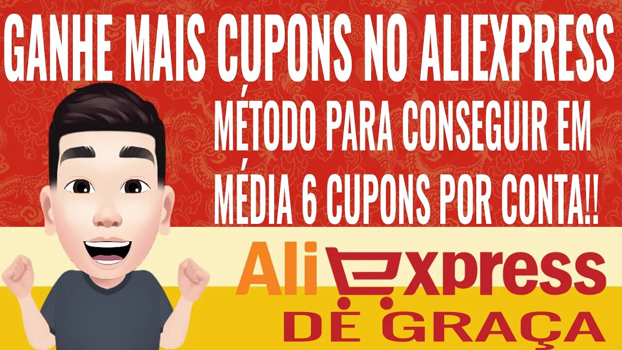 Como Conseguir MAIS CUPONS no Aliexpress