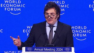 "Long live freedom dammit!" Javier Milei's remarks to the WEF 2024 (Rebel News)