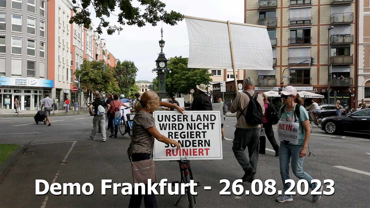 Demo Frankfurt - 26.08.2023