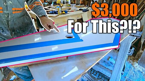 How Much Would You Pay? | Custom $3,000 Countertop In Your Garage | THE HANDYMAN |