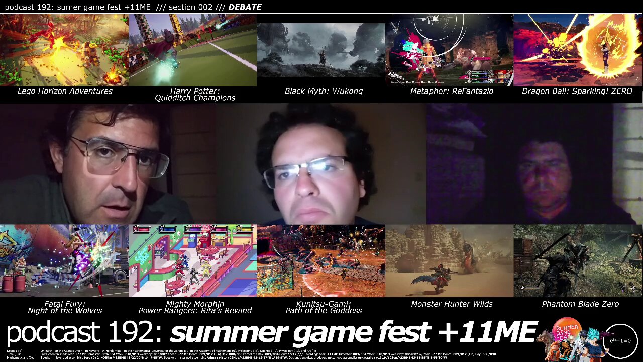 +11 003/004 010/013 006/007 podcast 192: summer game fest +11ME