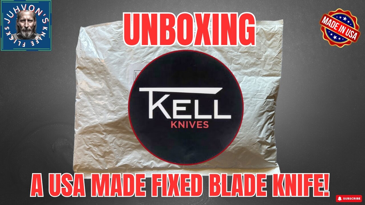 TKell Unboxing Video. A SICK USA Made EDC Fixed Blade!