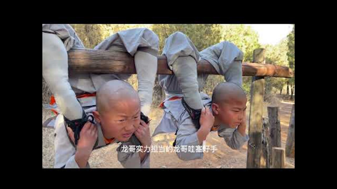 Shaolin Temple Kids Practicing Kung Fu 少林功夫小子在练功 #yanhao #shaolinkungfuyanhao #shaolinmonks #kungfu