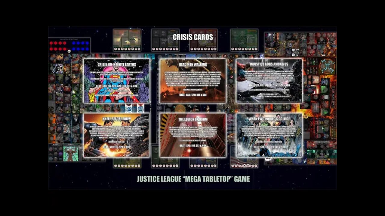 Justice League Game (Crisis Cards)