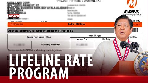 Lifeline rate program para sa electricity bills, ilulunsad ng Marcos admin.