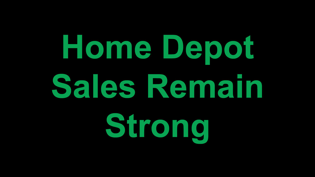 Home Depot Sales Remain Strong in 4th Quarter