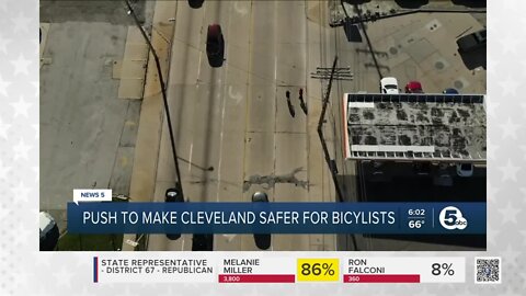 New push to make Cleveland safer for bicyclists