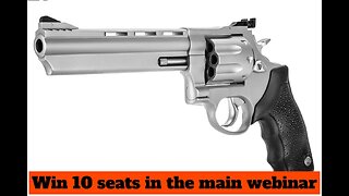 TAURUS 608 357 MAG 6.5" 8-RD REVOLVER MINI #1 for 10 seats in the main webinar