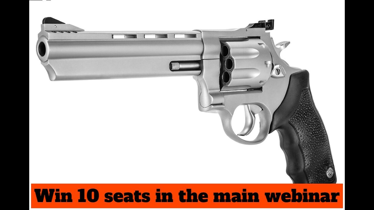 TAURUS 608 357 MAG 6.5" 8-RD REVOLVER MINI #1 for 10 seats in the main webinar