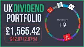 UK Dividend Portfolio | £1,565.42 | TRADING 212