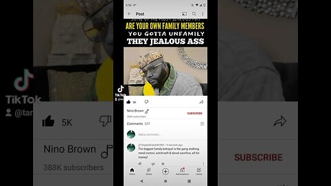 Jealous #gangstalking family members