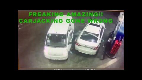 MUST SEE!! HOW TO STOP A CARJACKING. This is a quick thinking person - outnumbered 3 to 1.