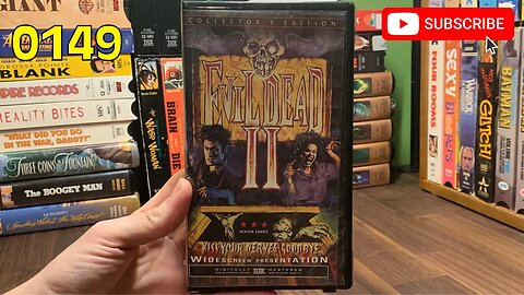 [0149] EVIL DEAD II (1987) VHS [INSPECT] [#evildead2 #evildead2VHS]