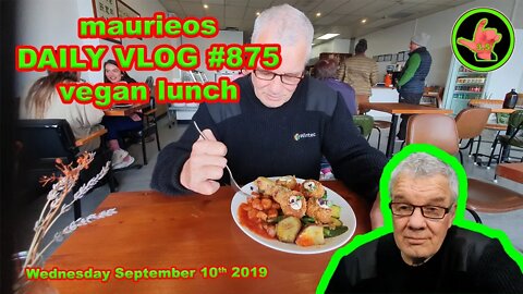 maurieos DAILY VLOG #875 vegan lunch