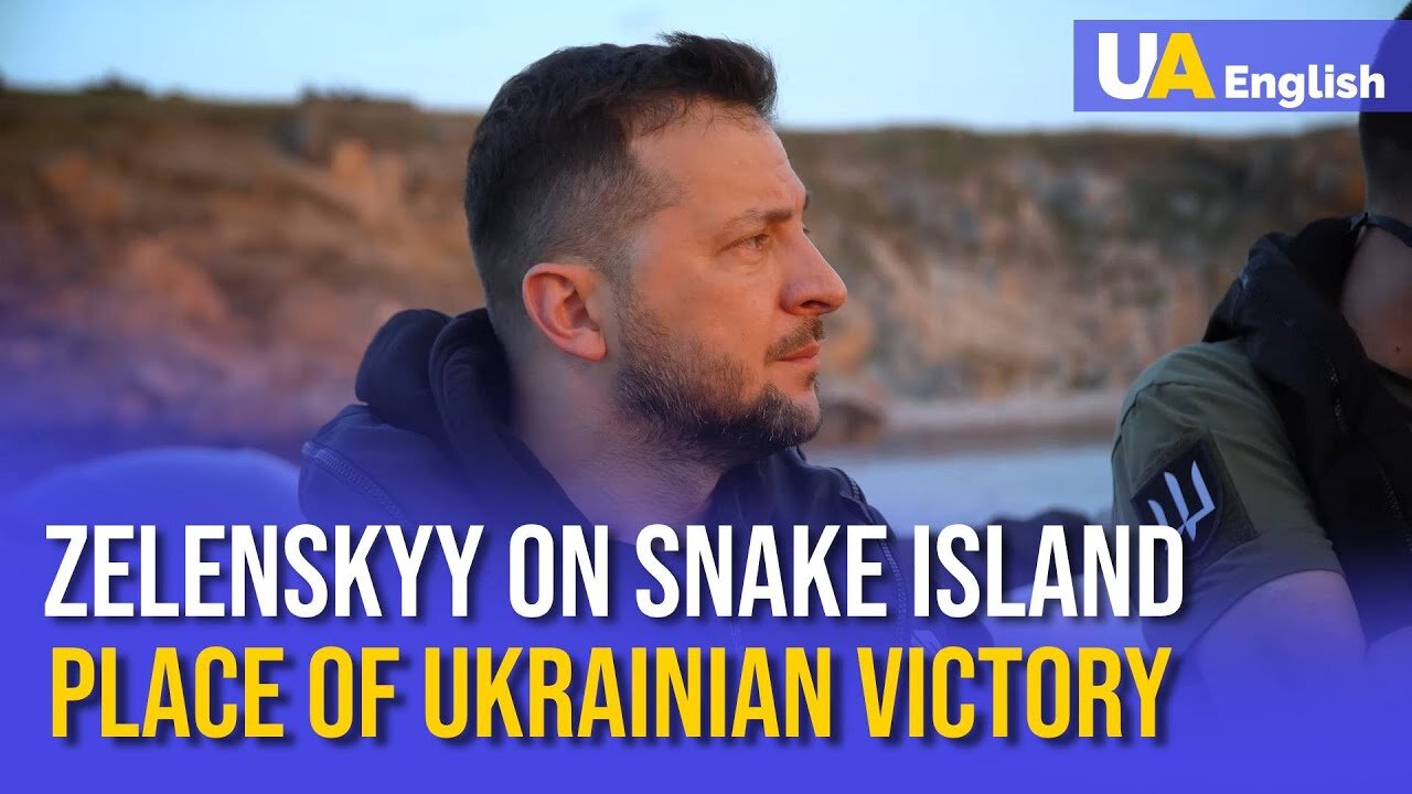 Zelenskyy on Snake Island: 'This Is the Place of Ukrainian Victory'