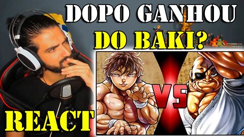 YERIK REACT - BAKI VS DOPPO PRIME | 50 anos de treino de diferença!