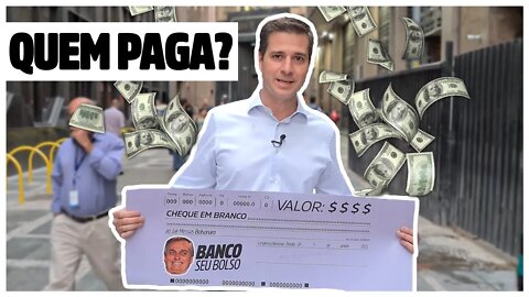 TESTE NAS RUAS - Você daria esse cheque para o Bolsonaro?