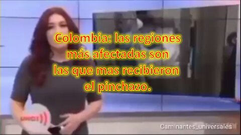 Colombia: las regiones mas afectadas son las que mas se pusieron las agujas experimentales.