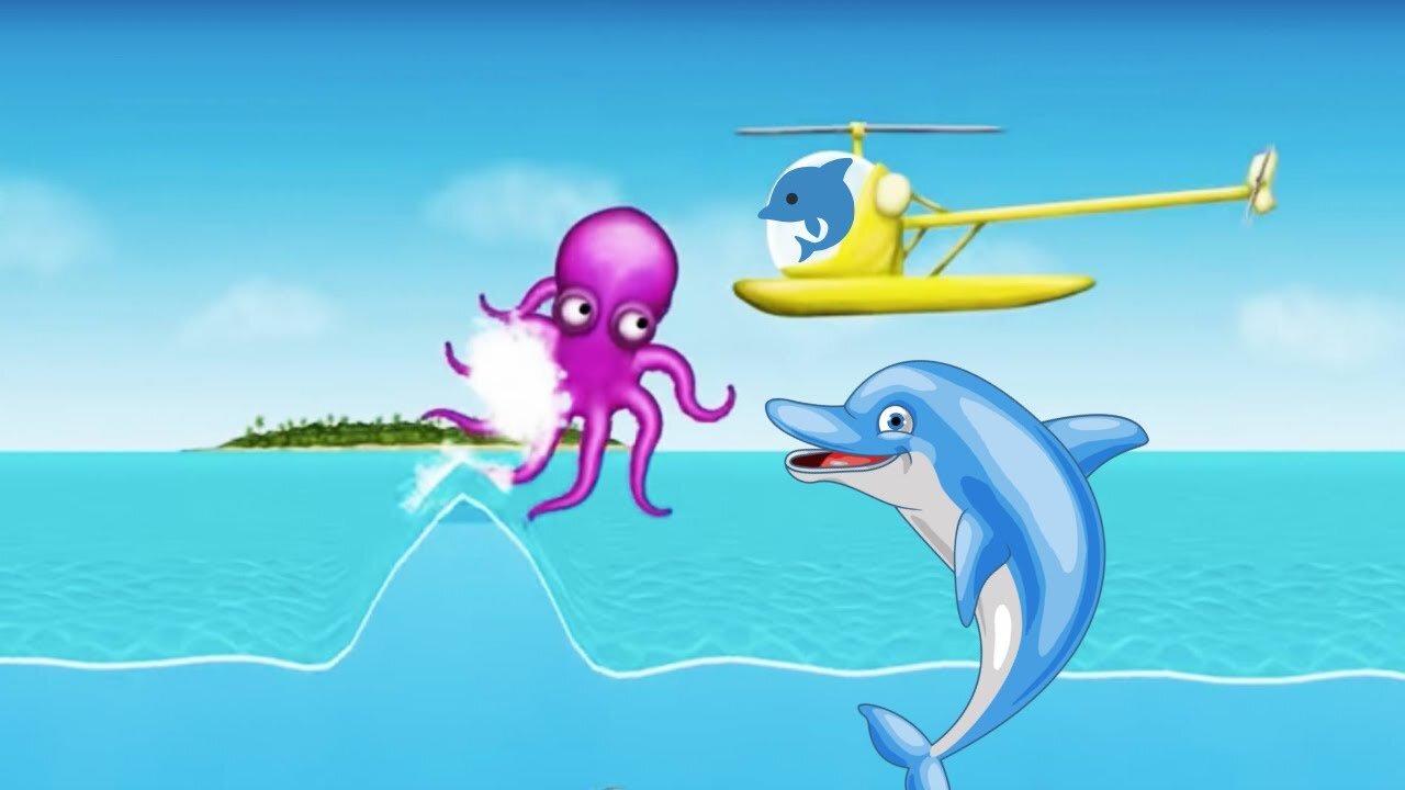 GIANT OCTOPUS EATS A DOLPHIN | Tasty Planet Forever