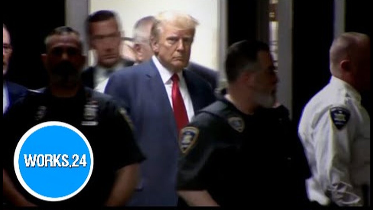 Donald Trump pleads not guilty to felony charges in New York courtroom |