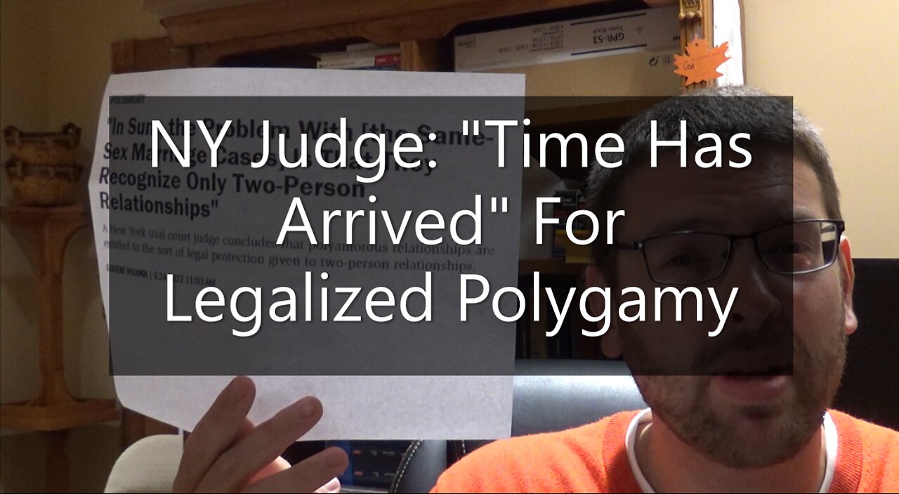 NY Judge: "Time Has Arrived" For Legalized Polygamy