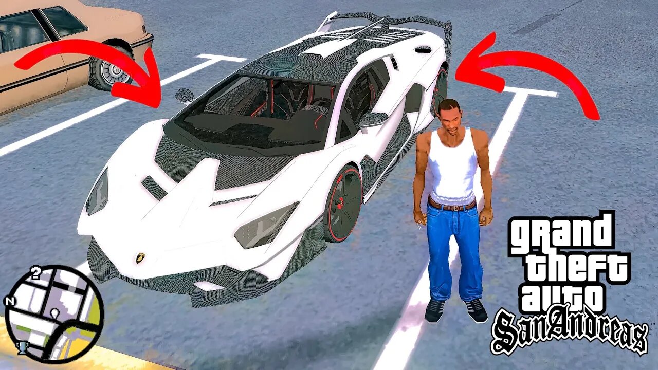 Secret Lamborghini Alston Super Car Location in GTA San Andreas (Cheat Code)