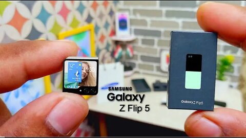 Galaxy Z Flip 5 | miniature phone unboxing | MiniBox