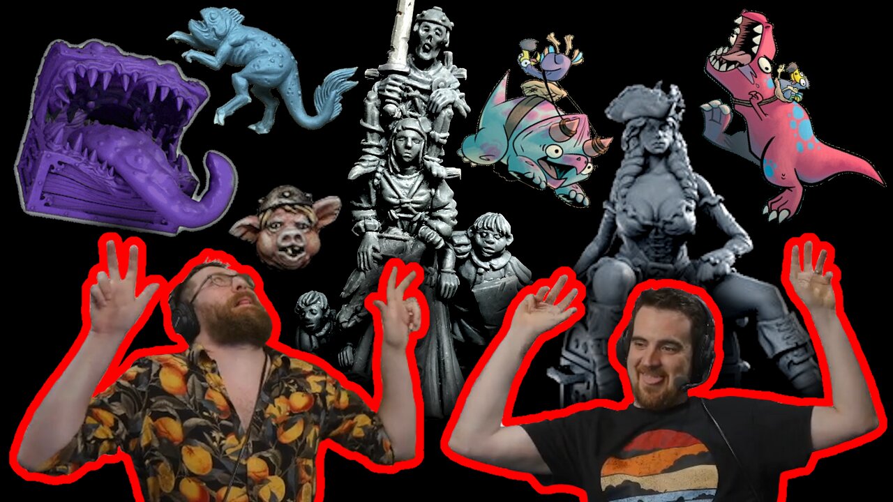 Kickstarter miniatures 6 - Tom and Ben